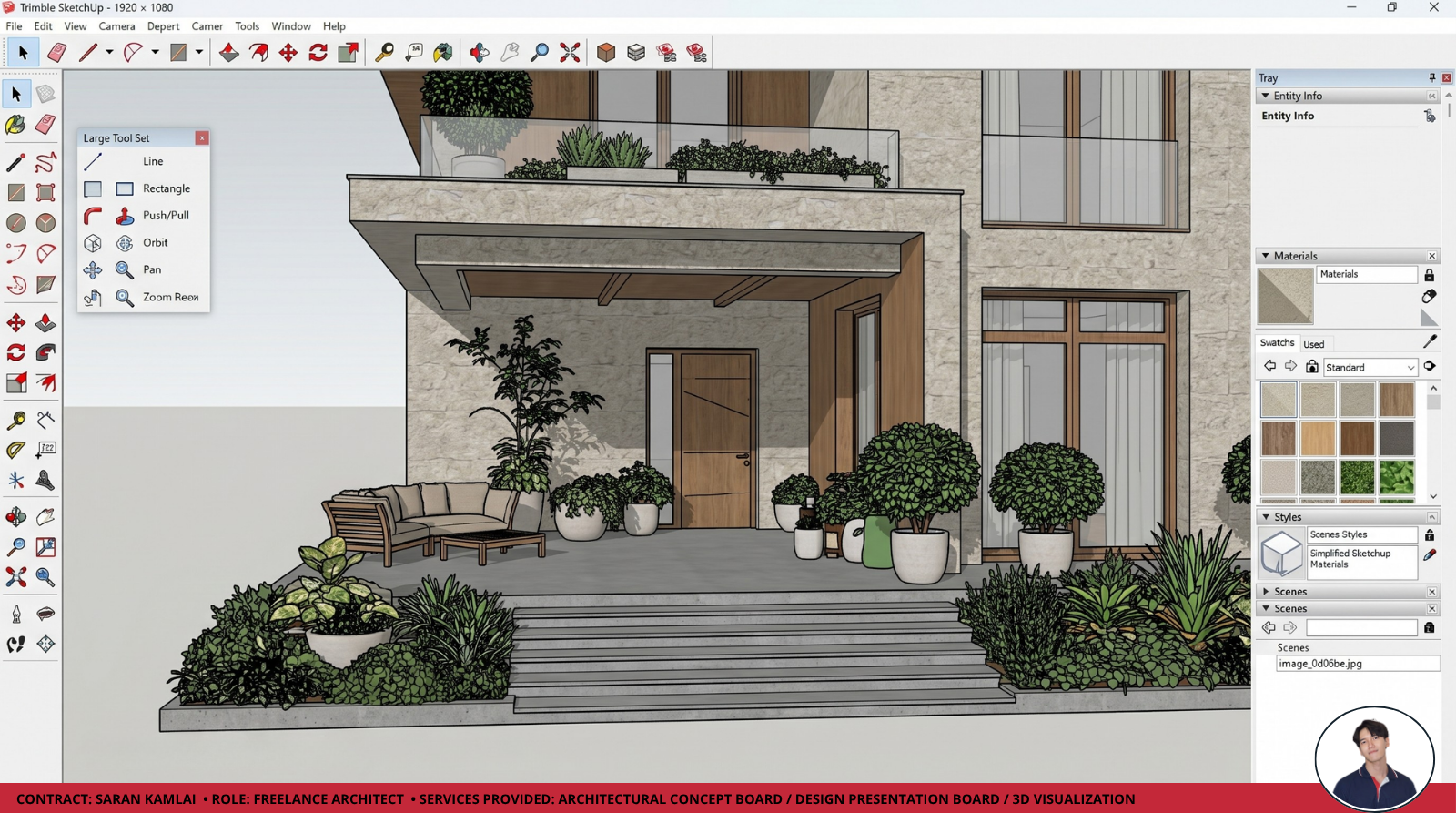 Modern Residence — Panel 8 Materials